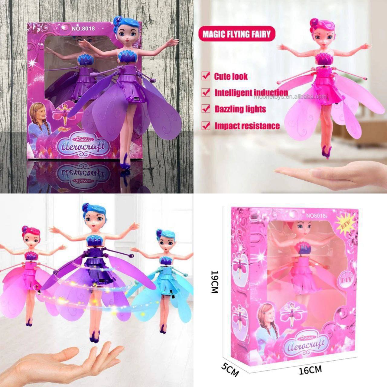 Magical Flying Fairy Doll, Hand Sensor Control, with USB Cable