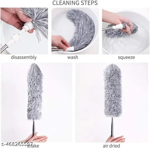 Fan Cleaning Mop Microfiber Duster with Extension Pole Extra Long 100 inches