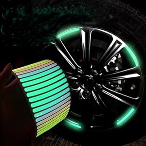 20PCS Reflective Car Wheel Sticker, Car Stickers Sticker for Night Driving