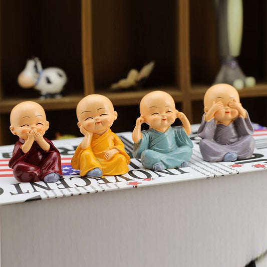 Baby Buddha 4Pc and show piece used for house, office and  decoration