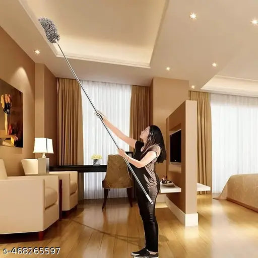 Fan Cleaning Mop Microfiber Duster with Extension Pole Extra Long 100 inches