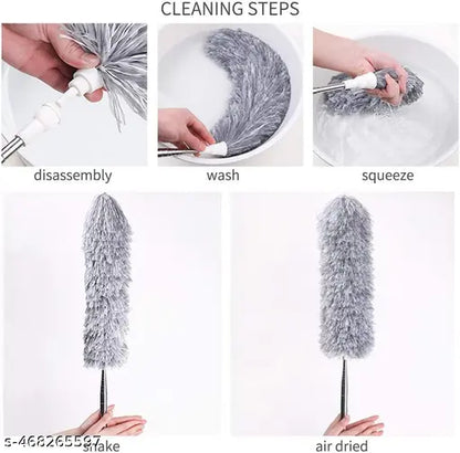 Fan Cleaning Mop Microfiber Duster with Extension Pole Extra Long 100 inches